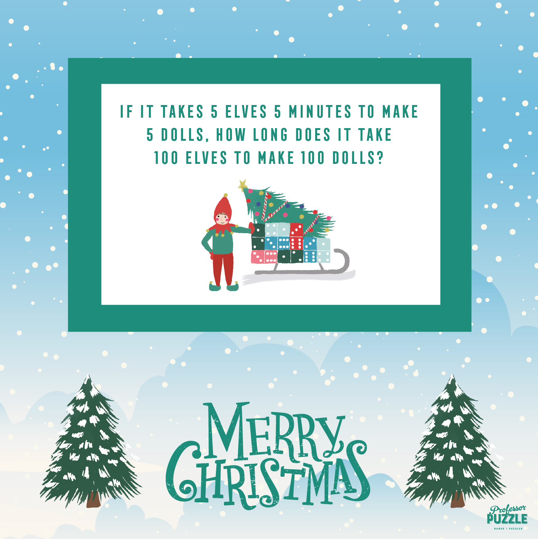Tis the season for logic and reason!