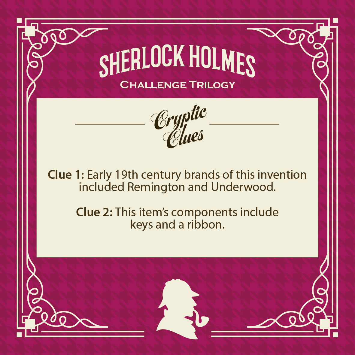 Can you crack the cryptic clues?